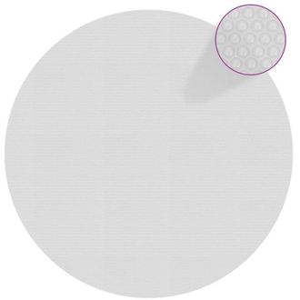 vidaXL Cubierta Solar De Piscina De Pe Flotante Gris 527 Cm Vidaxl