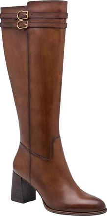 Tamaris Schoenen Laars - Dames - Laarzen met Hak - Bruin - 39 EU - Leer - Schoenen