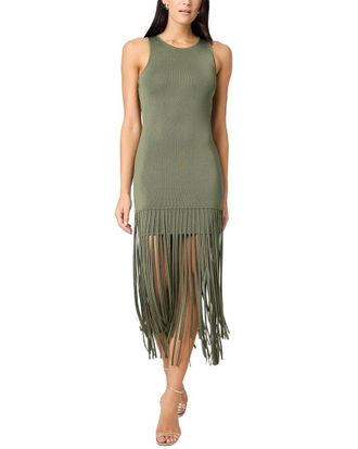 Toccin Margaux Sleeveless Fringe Mini Dress