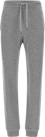 Balmain Sportieve Broek - Dames - Sweatpants - Grijs - S - Kasjmier - Broeken
