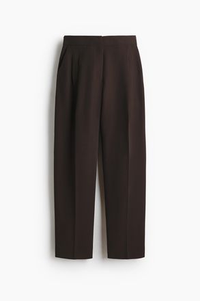 H&M Twillhose im Barrel-Style - Dunkelbraun