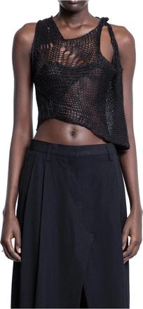 Halos Cashmere Knitwear, female, Black, L, Octopus Top