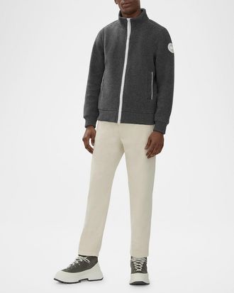 Canada Goose Mens Lawson Fleece Full-Zip Jacket