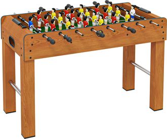 OEM Futbol&iacute;n De Madera Profesional Para Ni&ntilde;os Y Adultos Mesa De Futbol&iacute;n Con 8 Barras Y 2 Pelotas Para Casa O Salas De Juego F&aacute;cil De Montar 122x61x80,7 C
