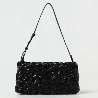Bottega Veneta Black Intreccio Leather Kalimero Cha-Cha Bag