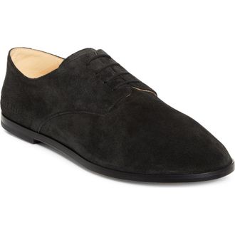 Common Projects Soft Plain Toe Derby in Off Black at Nordstrom, Size 10Us