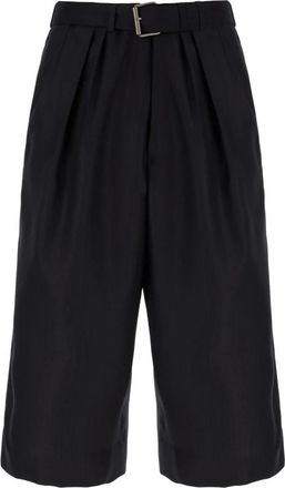Dries Van Noten Broeken, Heren, Blauw, XL, Wijde broek