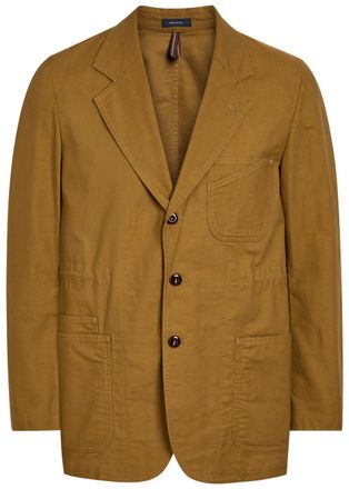 Drake's Drakes Cotton-twill Blazer Jacket - Brown - 52 (UK42 / XL)