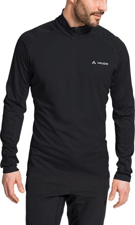 Vaude Langarmshirt VAUDE MENS LARICE LIGHT SHIRT II, Herren, Gr. XXL, schwarz, Obermaterial: 100% Polyester, normal, hoch geschlossener Ausschnitt, Shirts L