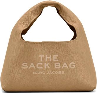 Marc Jacobs Mini Sack Bag - Dames - Handtassen - Beige - ONE Size - Leer - Tassen