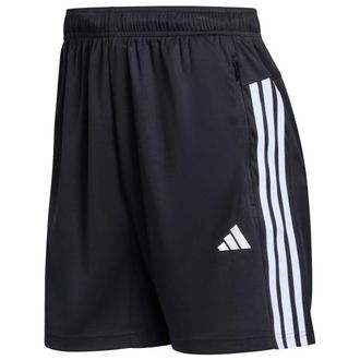 adidas Workout Essentials Base 3-Stripes Pique Short Shorts f&uuml;r Herren | schwarz
