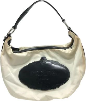Prada Pre-owned Fabric prada-bags - Dames - Vintage Handtas - Wit - ONE Size - Vintage