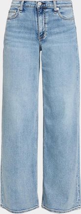 Rag & Bone Sofie Featherweight Wide-Leg Jeans