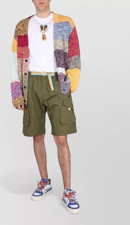 Marcelo Burlon cotton cargo shorts