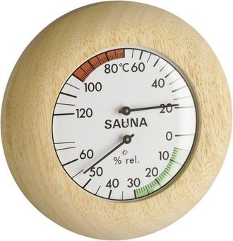 TFA Dostmann Termoigrometro per sauna, 40.1028, resistente al calore, temperatura e umidit&agrave;, Made in Germany - Tfa Dostmann