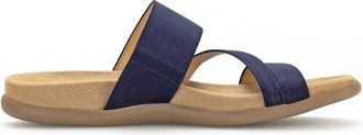 Gabor Blauwe Damessandaal Collectie - Dames - Sandalen - Blauw - 41 EU - Schoenen