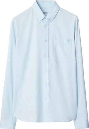 Burberry Camicia con ricamo - Blu
