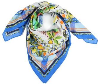 Vismaya Capri Postcard Square Scarf in Blue at Nordstrom