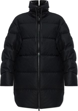 Moncler 4 Edward Enninful - Dames - Gewatteerde jassen - Zwart - 2XS - Wol - Jassen