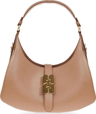 Ganni Shoulder bag - Dames - Schoudertassen - Bruin - ONE Size - Leer - Tassen