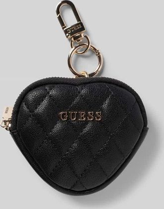 Guess Schl&uuml;sselanh&auml;nger in Herzform mit Karabiner in Black, Gr&ouml;&szlig;e 1