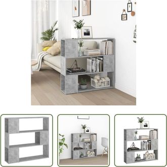 vidaXL Vidaxl Estanter&iacute;a/divisor De Espacios Gris Hormig&oacute;n 100x24x94 Cm