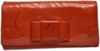 Miu Miu Pre-owned Wallets, female, Orange, Size: ONE SIZE Pre-owned Leather Wallet