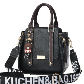 Generic Kexpery Womens PU Leather Handbag Large Capacity Adjustable Shoulder Bag for Work, Outing and Travel