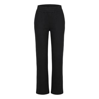 A|X Armani Exchange Wide Trousers, female, Black, Size: XS Sporty Trousers