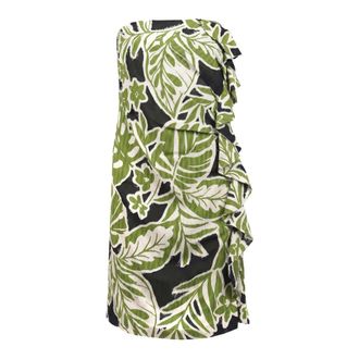 Ni&ugrave; Summer Dresses, female, Multicolor, Size: XS Short Jungle Print Dress