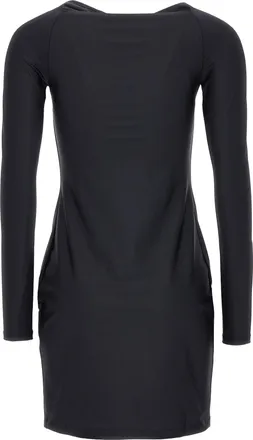 Coperni Twisted Cut-Out Dress - Black