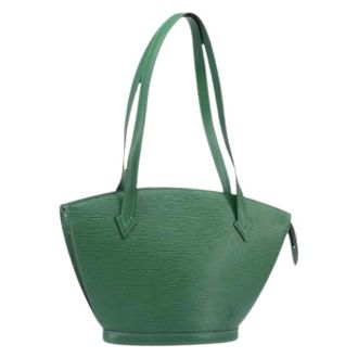 Louis Vuitton Pre-owned Vintage Epi Schoudertas - Dames - Pre-owned - Groen - Maat: ONE Size Leer