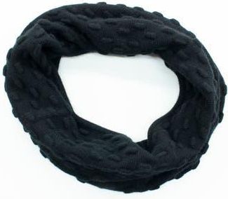 Portolano Bubble Stitched Infinity Scarf in Black at Nordstrom Rack