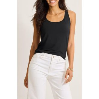 Tommy Bahama Kona Isles Tank in Black at Nordstrom, Size X-Small