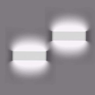 OEM Aplique De Pared Led Moderno Netboat De 12 W - Blanco Fr&iacute;o - Iluminaci&oacute;n De Pared Para Interiores