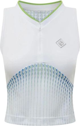 Casablanca Top de Tenis sin Mangas con Media Cremallera - Tops - Mujer - Multicolor - XS