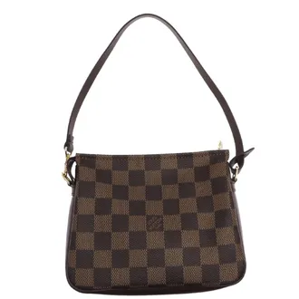 Louis Vuitton Brown Damier Canvas Pouch (Pre-Owned)