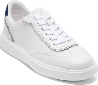 Cole Haan Grand Crosscourt Sneaker in White Leather /Midnight Moon at Nordstrom Rack, Size 6.5