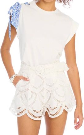 Allison New York Ainsley Shorts In White