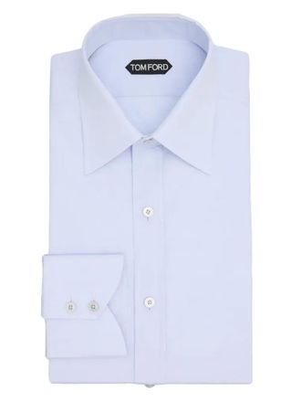 Tom Ford button-down shirt - men - Cotton - 38 - Blue