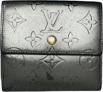 Louis Vuitton Pre-owned Wallets, female, Black, Size: ONE SIZE Pre-owned Vintage Leather Wallet
