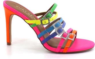 Kurt Geiger Pierra Mule - Dames - Muiltjes - Veelkleurig - 40 EU - Leer - Schoenen