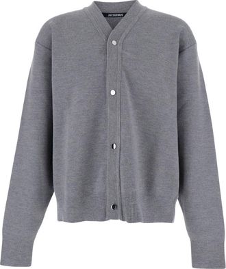 Jacquemus Grey Boxy-fit Cardigan