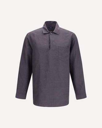 Deperlu Linen Shirt Male XXL