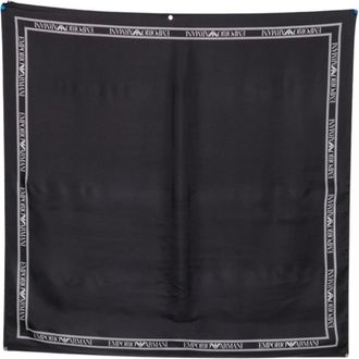 Emporio Armani Accessoires, Dames, Zwart, ONE Size, Scarves