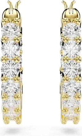 Swarovski Accessoires, Dames, Geel, ONE Size, Elegante Matrix Kristal Oorbellen