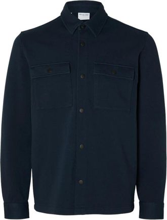 Selected Heren, Overhemden, Blauw, Maat: L