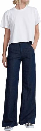 ASKK NY High Rise Denim Trouser In Indigo