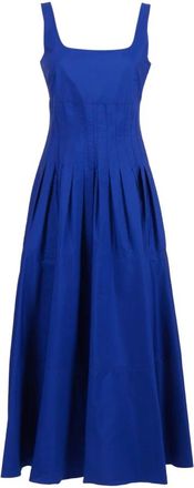 Max Mara Feltre Dress - Dames - Maxi kleedjes - Blauw - XS - Kleedjes