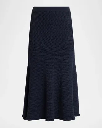 Proenza Schouler Magnolia Knit Midi Skirt